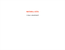 Tablet Screenshot of naturaevita.sk